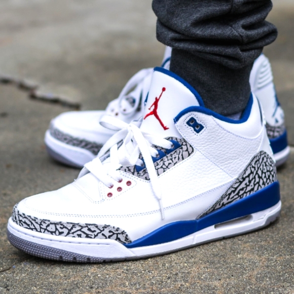 💯🛠️Air Jordan 3 Retro "True Blue" O.G.🛠️💯 - Picture 14 of 15